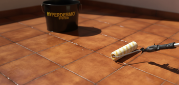 Impermeabilizzazioni di  piastrelle, pietre naturali, leghe e metalli. Poliuretano trasparente totalmente alifatico.